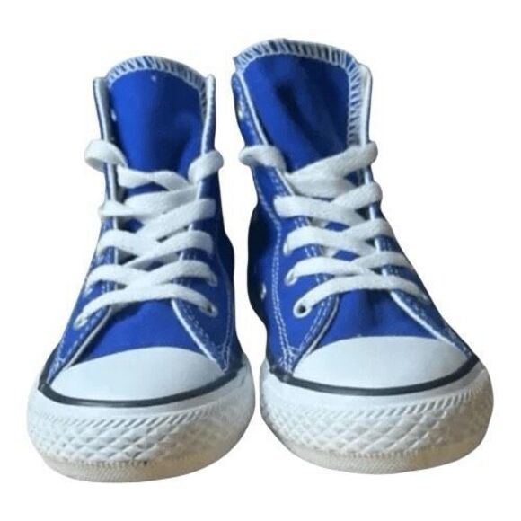 Converse Shoes Kids Size 12 Blue Chuck Taylor Columbus Indiana Limited Edition - Picture 3 of 12
